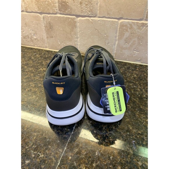 Skechers Ultra Go Air Cooled Goga Mat Go Walk Sneakers Men’s 13 Olive NEW - Picture 7 of 9